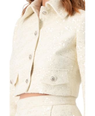Women's Short Sequin Jacket