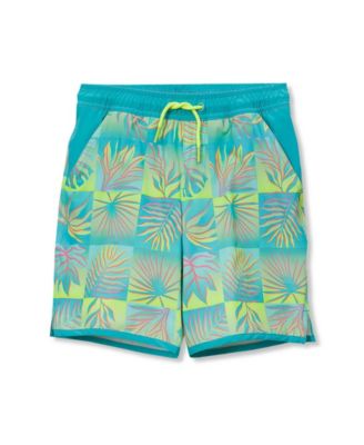 Child Boys Chlorine Resistant Stretch Hydroliner Sport Swim Trunks