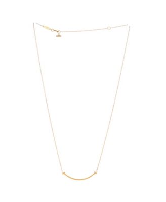 T Smile Pendant Necklace