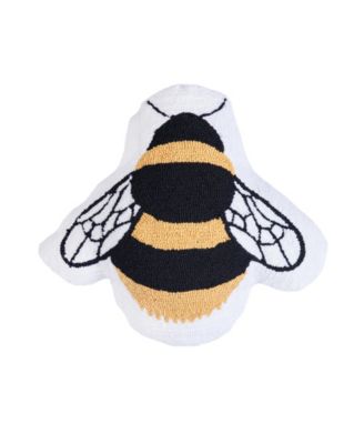 Bumble Bee Hooked Shaped Throw Pillow