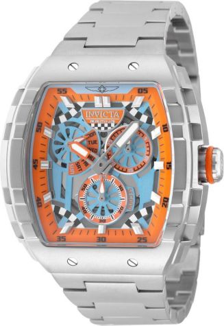 Invicta Men's 49220 Invicta Racing Quartz VD86 Plastic, Skeleton