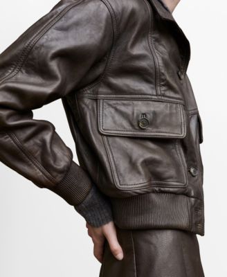Women's Oversize Leather Biker Jacket