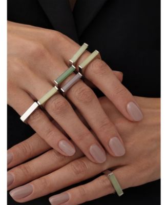 Year of the Horse — Jade Stone Saddle Ring