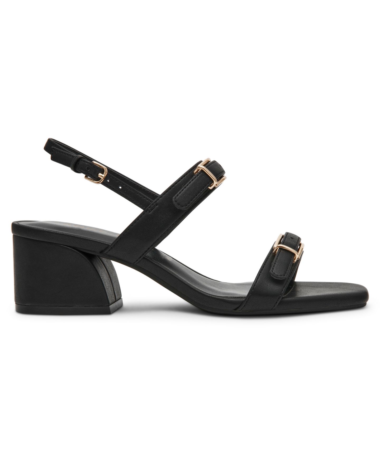 Женские сандалии Anne Klein Merida Block Heel Slingback Dress Sandals, цвет: Чёрный — фото 2