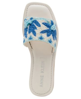 Women's Brianne Beaded Slide Flat Sandals