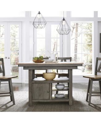 Lindsey Farm 5 Piece Gathering Table Set