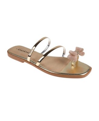 Women's Fashion Sandal with Embellished Bow Detail