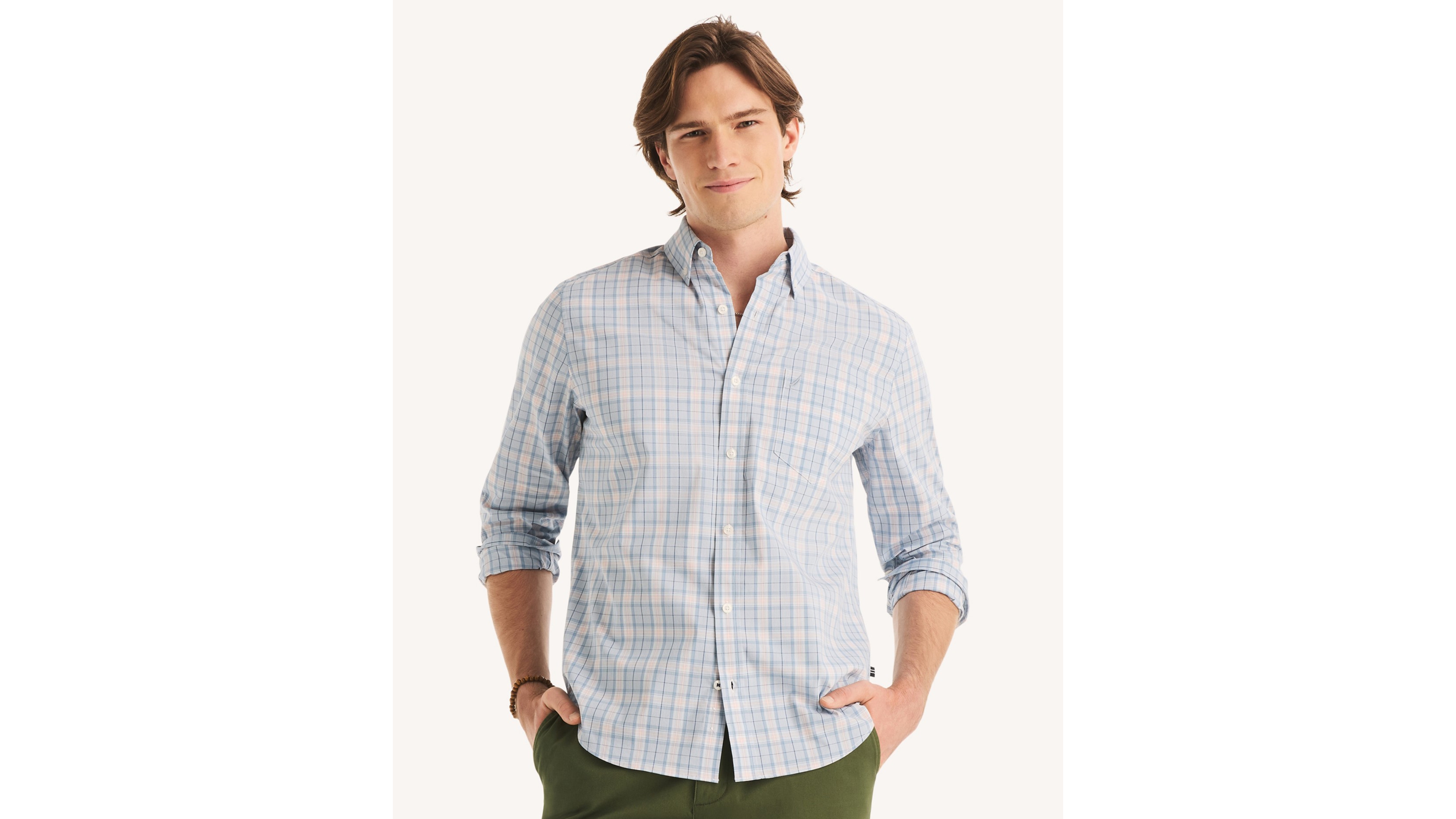 Nautica Men's Classic-Fit Long-Sleeve Shirt
