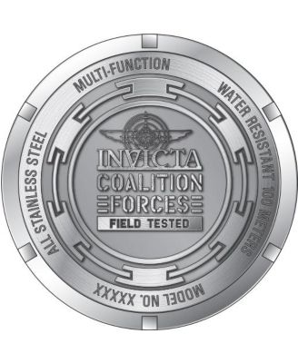 Men's 49630 Coalition Forces Quartz VH67 Metal Dial Watch