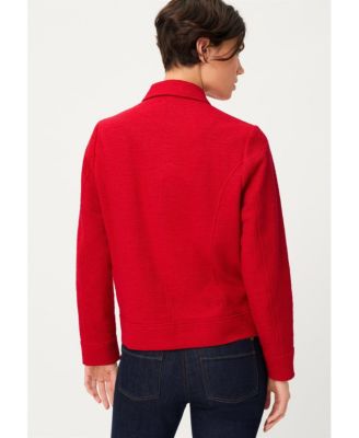 Women's Collared Woven Jacket