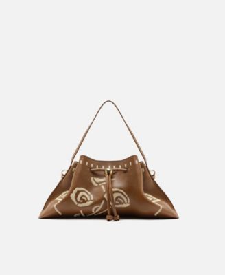 Alba Small Snap Button Shoulder Bag