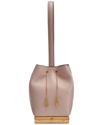 Sisal Mini Leather Clutch Shoulder Bag