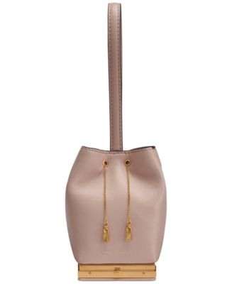 Donna Karan New York Sisal Mini Leather Clutch Shoulder Bag - Macy's