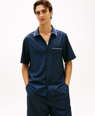 Men's Summer Wool Short-Sleeve Shirt