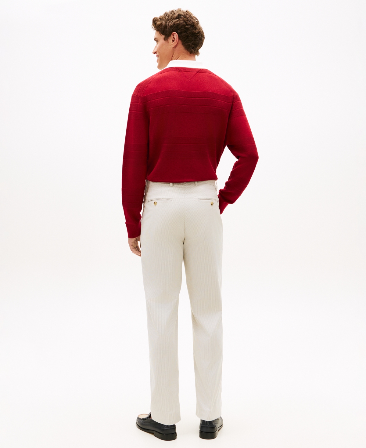 Tommy Hilfiger Men's Dobby Texture Regular-Fit Pants