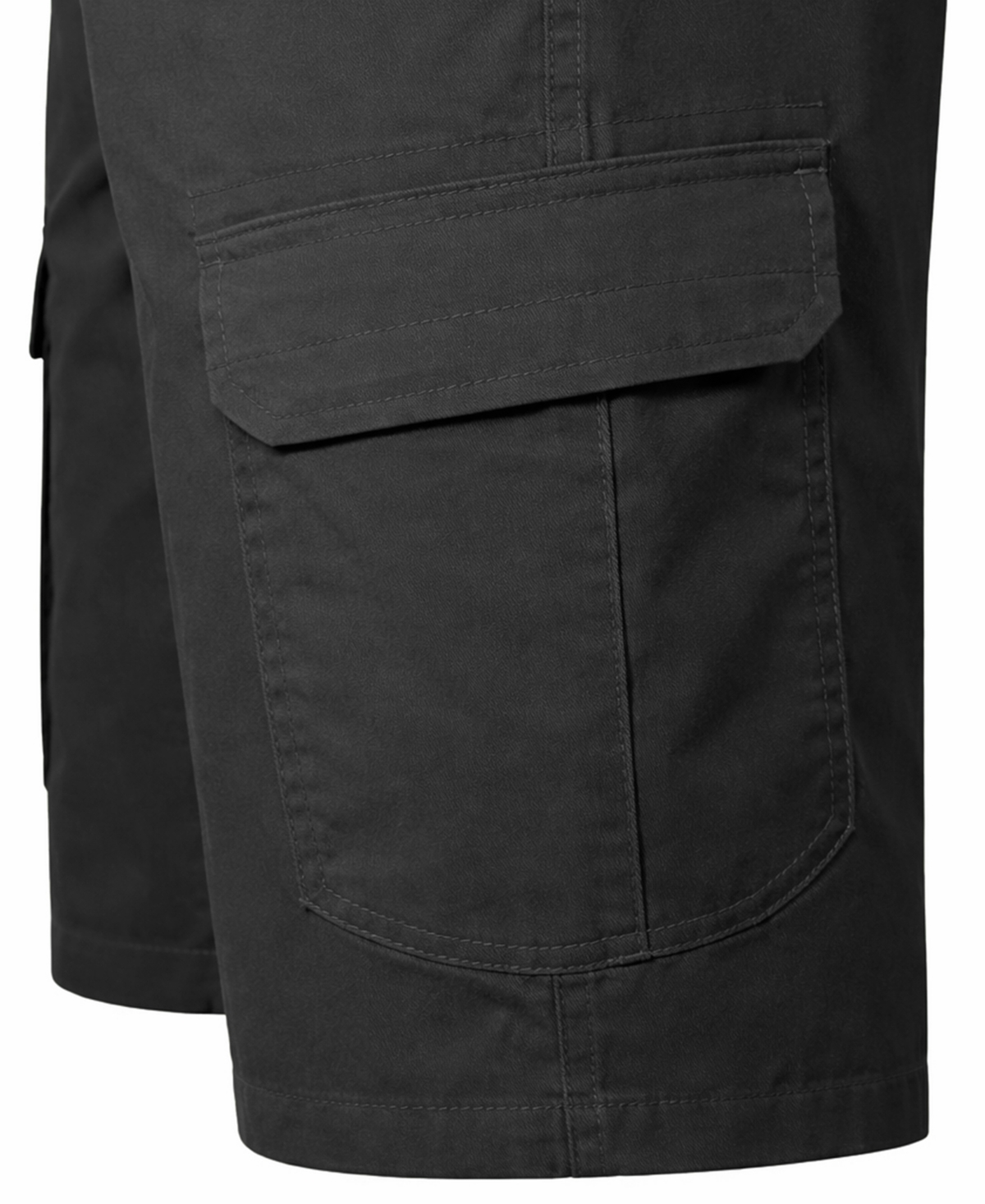 Blu Rock Men's Cotton Flex-Stretch Cargo Shorts-5 Pack