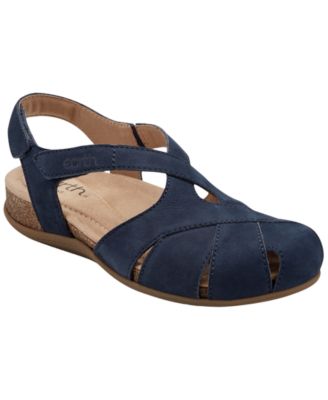 Women's Brentia Leather Criss-Cross Flat Sandals