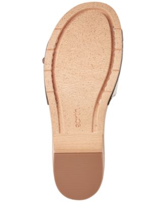 Women's Haisly Leather Buckle Band Block Heel Sandals