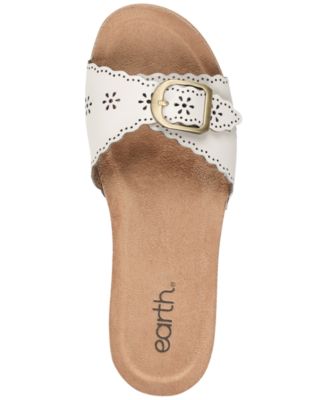 Women's Haisly Leather Buckle Band Block Heel Sandals