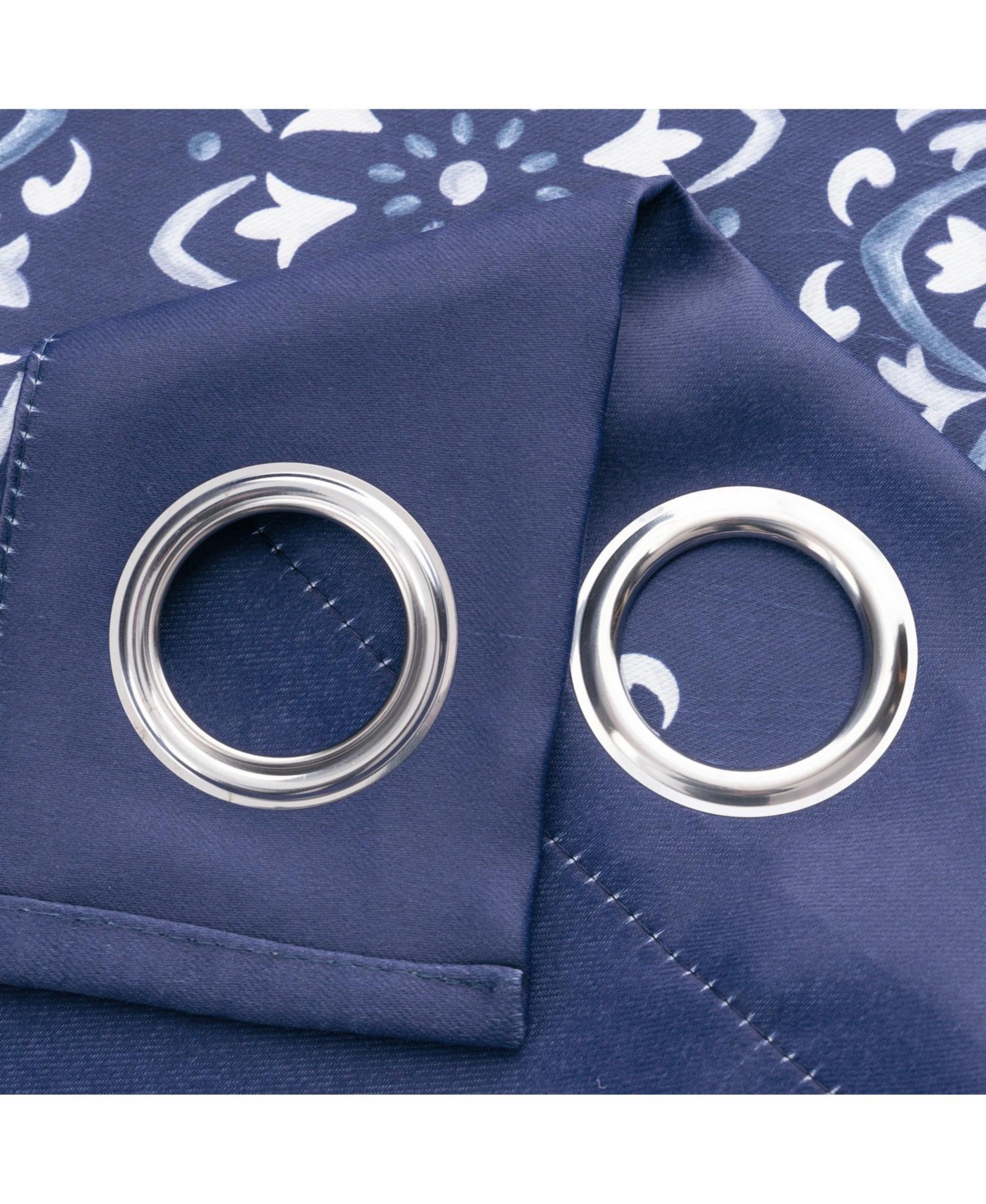 Rt Designers Collection 100% Polyester 190 Gsm Tilley Revisible Blackout Grommet Curtain Panel