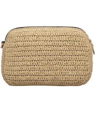 Dukes Place Raffia Small Crossbody Bag