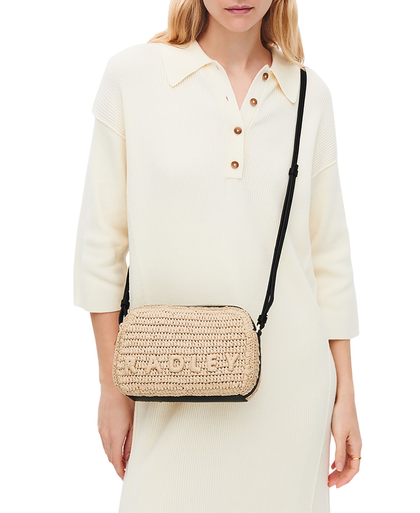 Женская сумка Radley London Dukes Place Raffia Small Crossbody, цвет: Натуральный — фото 6