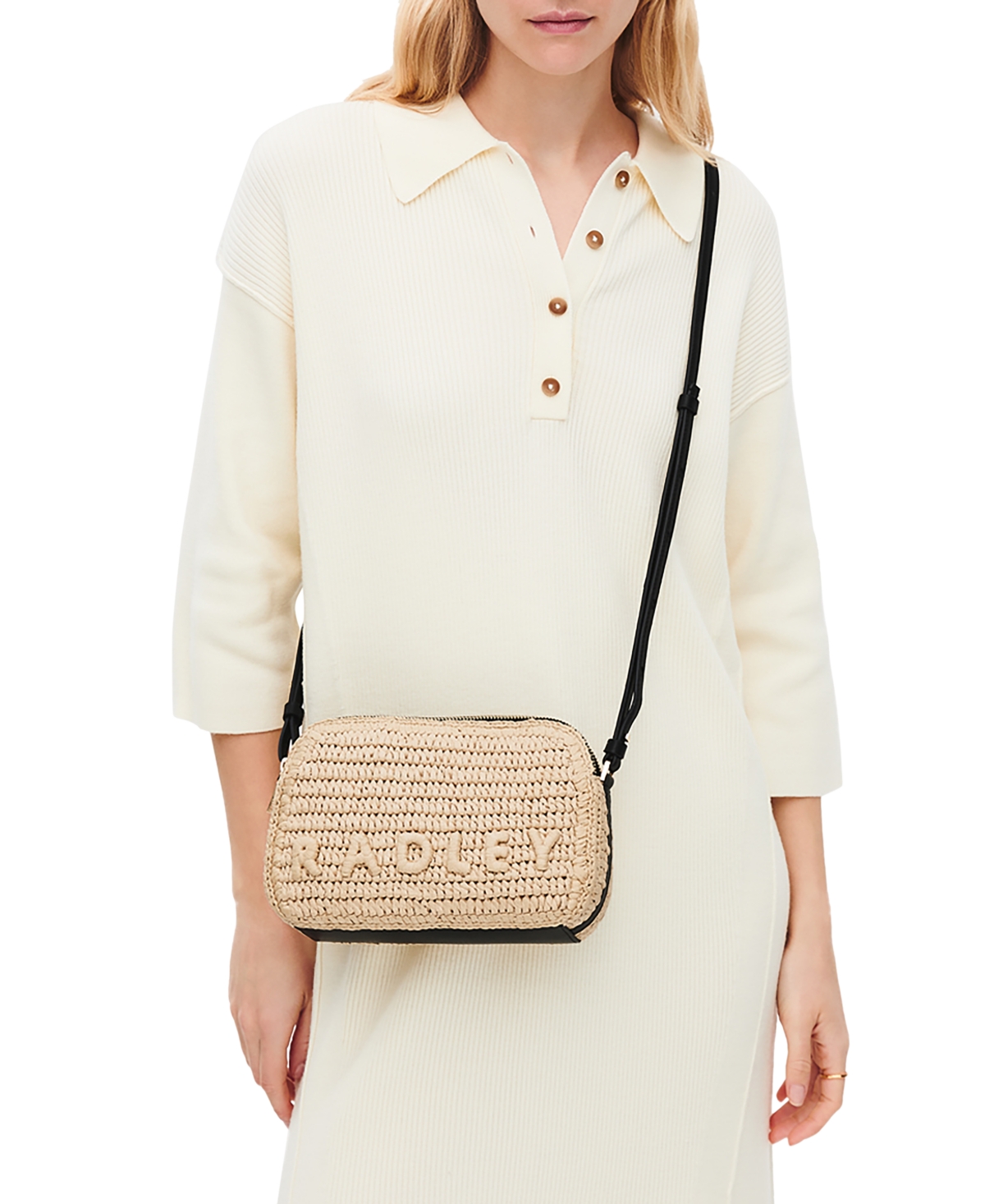 Radley London Dukes Place Raffia Small Crossbody Bag