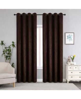 Costanza 2 Piece Room Darkening Grommet Top Textured Window Curtain Panels