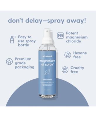 Unscented Magnesium Oil Spray, 12fl oz