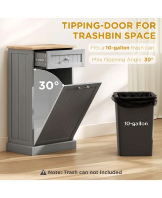 Kitchen Tilt Out Trash Bin Cabinet, Free Sding Recycling Cabinet
