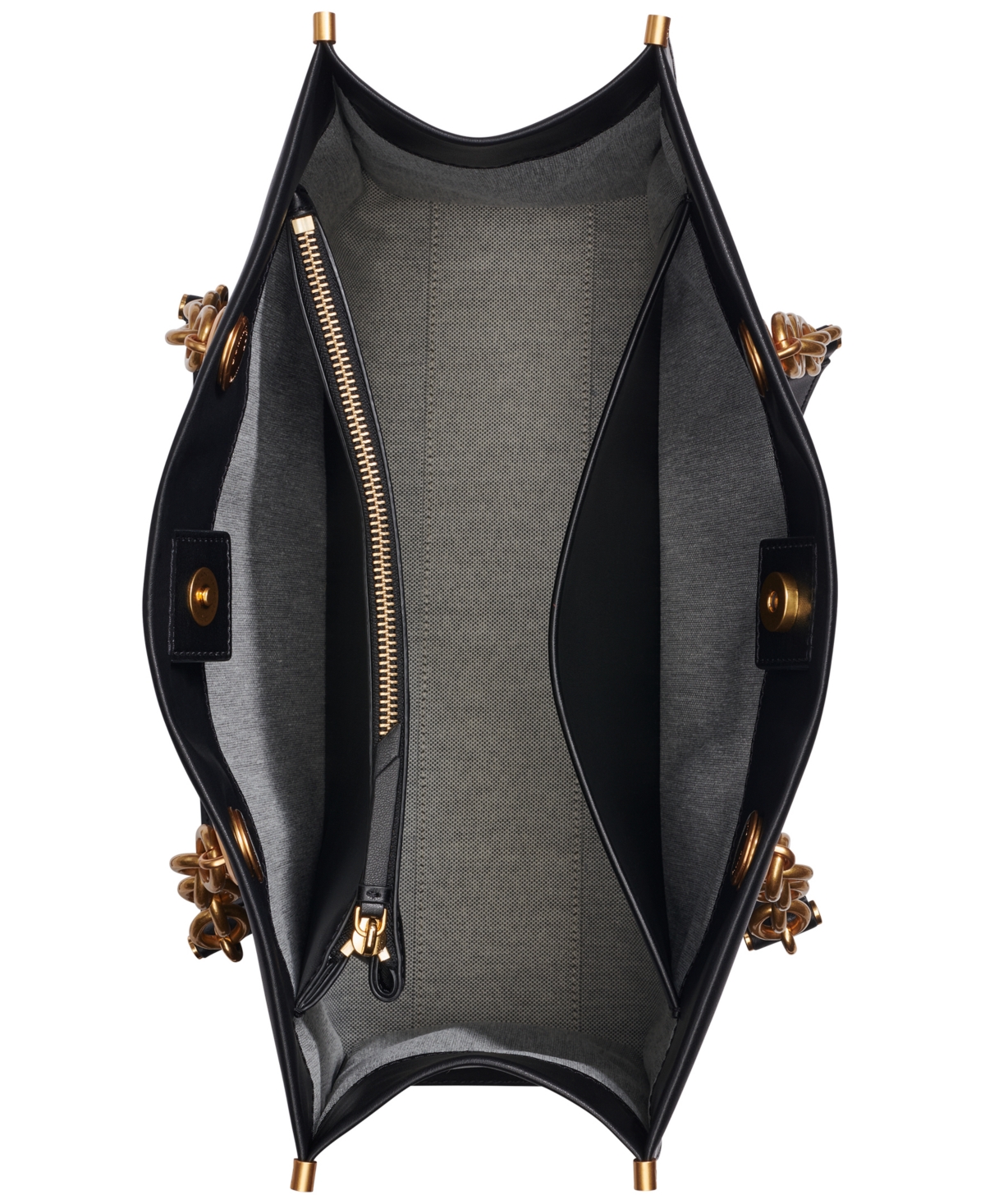 Donna Karan New York Merino Leather Large Tote Bag