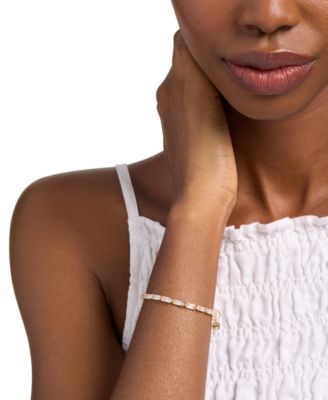 Baguette Stretch Tennis Bracelet