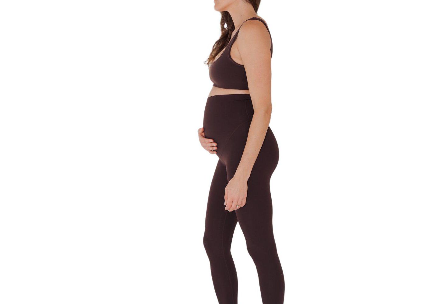 Женские брюки Vitality Maternity Cloud II Maternity Pant, цвет: Тёмно-коричневый — фото 1