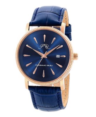 Men's Veritas 2 Genuine Leather Band Watch 1362JVEL