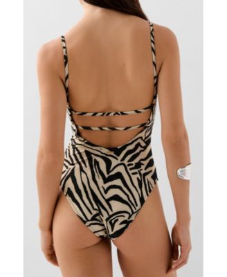 Women's Zebra Swimsuit