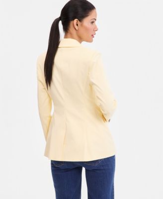 Women's Two Button Fitted Waist Blazer