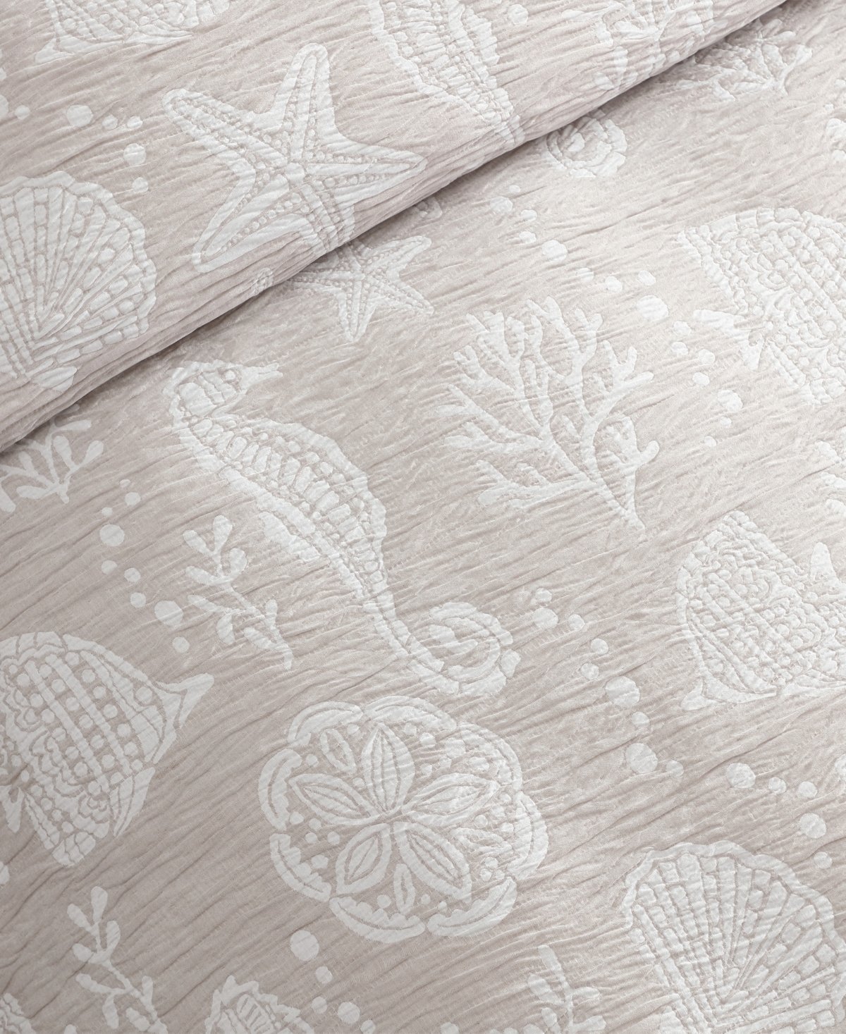 Levtex Seaside Charm Textured 3-Pc. Duvet Cover Set