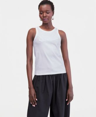 Women's White Tank Tops Lace | Macy's