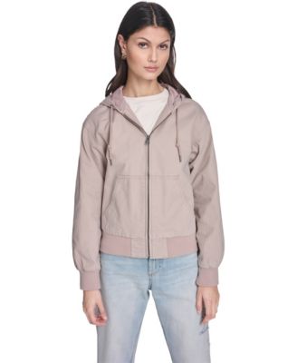 Women's Relaxed Hooded Bomber Jacket
