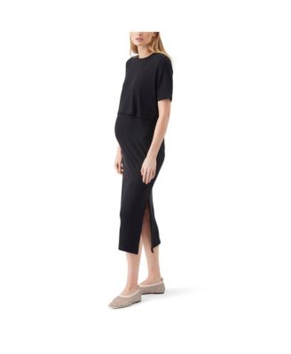 Women's Maternity Ivy Rib Nursing Dress