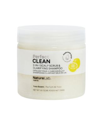 Perfect Clean Japanese Yuzu 2-in-1 Scalp Scrub and Clarifying Shampoo, 8.1 oz.