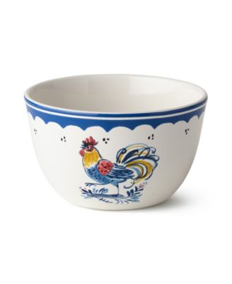 French Rooster Ice Cream Bowls, Set of 4