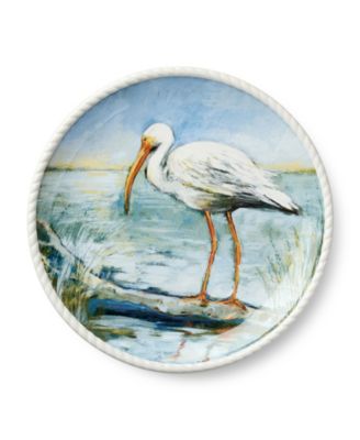 Coastal Birds Dinner Plates, Set of 4