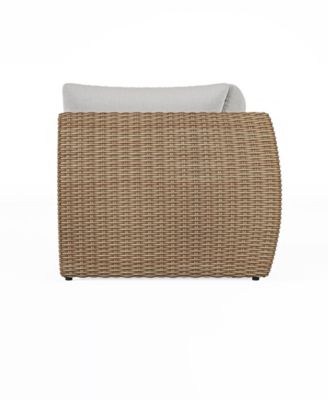 Sculptura 36" Aluminum Outdoor Corner Club Chair