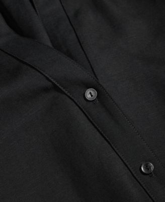 Plus Size Linen-Blend Tunic