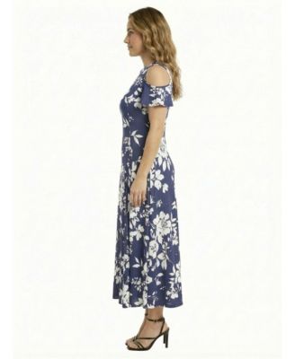 Petite Floral A Line Maxi Dress