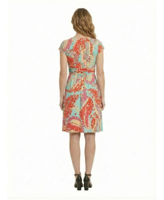 Petite Mosaic A Line Pocket Dress