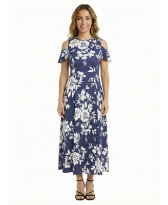 Petite Floral A Line Maxi Dress