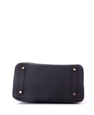 Birkin 30 Handbag Black Togo with Rose Gold Hardware