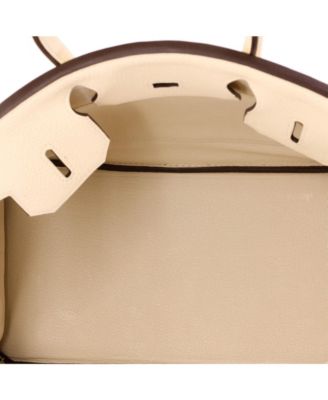 Birkin 30 Handbag Light Clemence with Gold Hardware